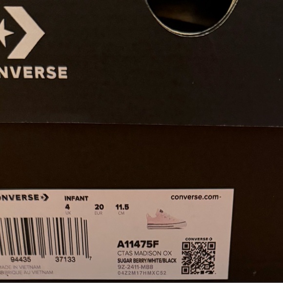 Converse Madison OX – Infant Size 4 (Light Pink) - Picture 7 of 7